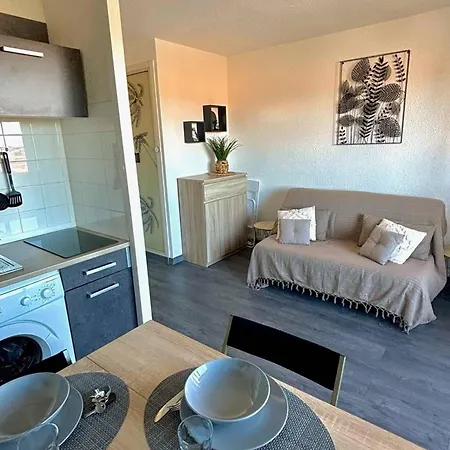 Cosy Acces Plage, Balcon Et Parking Prive - Fr-1-529-39 * 르발카레스