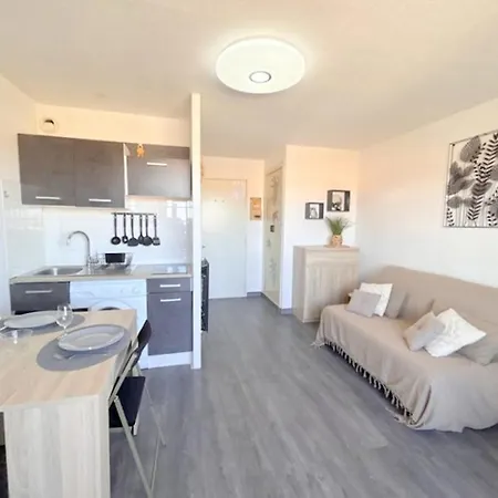 아파트 Cosy Acces Plage, Balcon Et Parking Prive - Fr-1-529-39 *